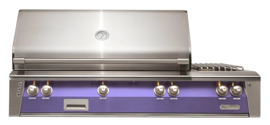 Alfresco ALXE 56-Inch Built-In Deluxe Gas BBQ Grill With Side Burner & Rotisserie