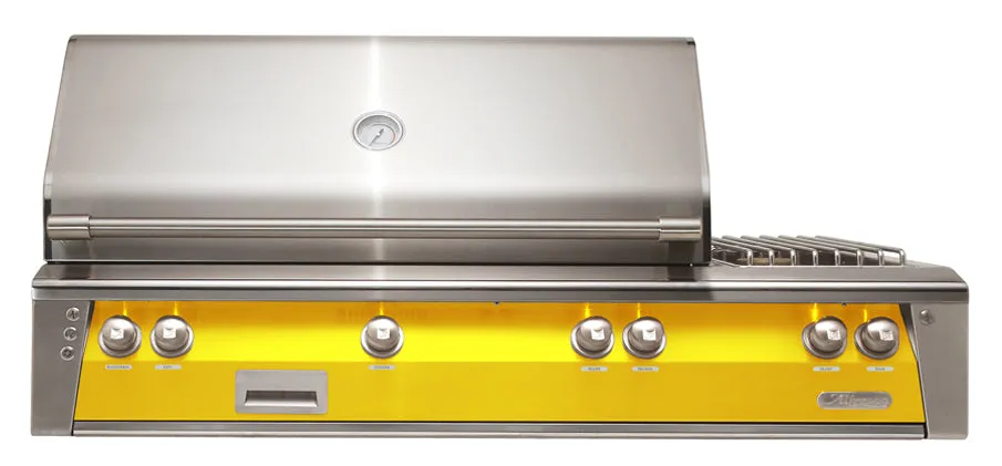 Alfresco ALXE 56-Inch Built-In Deluxe Gas BBQ Grill With Side Burner & Rotisserie