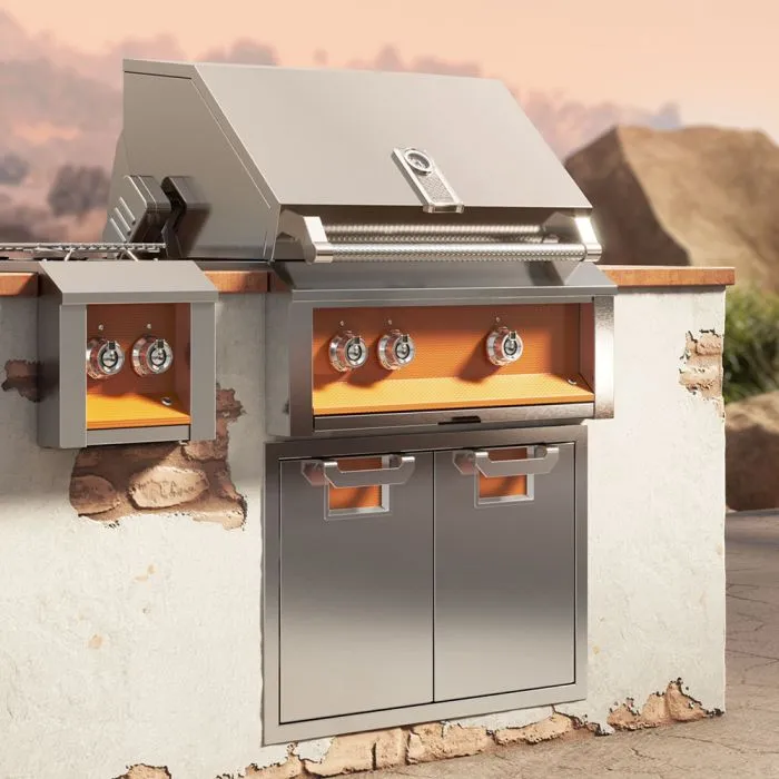 Aspire by Hestan 30-Inch Built-In Gas BBQ Grill With Sear And U-Burner