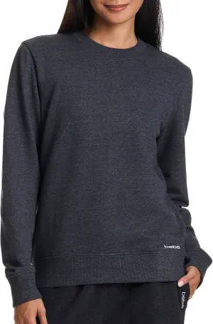 bebe French Terry Sweatshirt for Women, Crewneck Sweatshirts for Women, Sweatshirt Loungewear