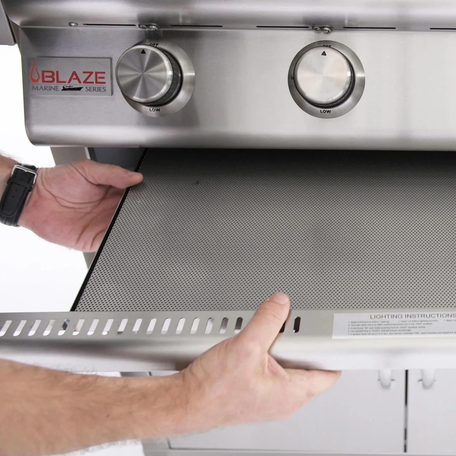 Blaze: Blaze 4PRO grill Drip pan flame guard