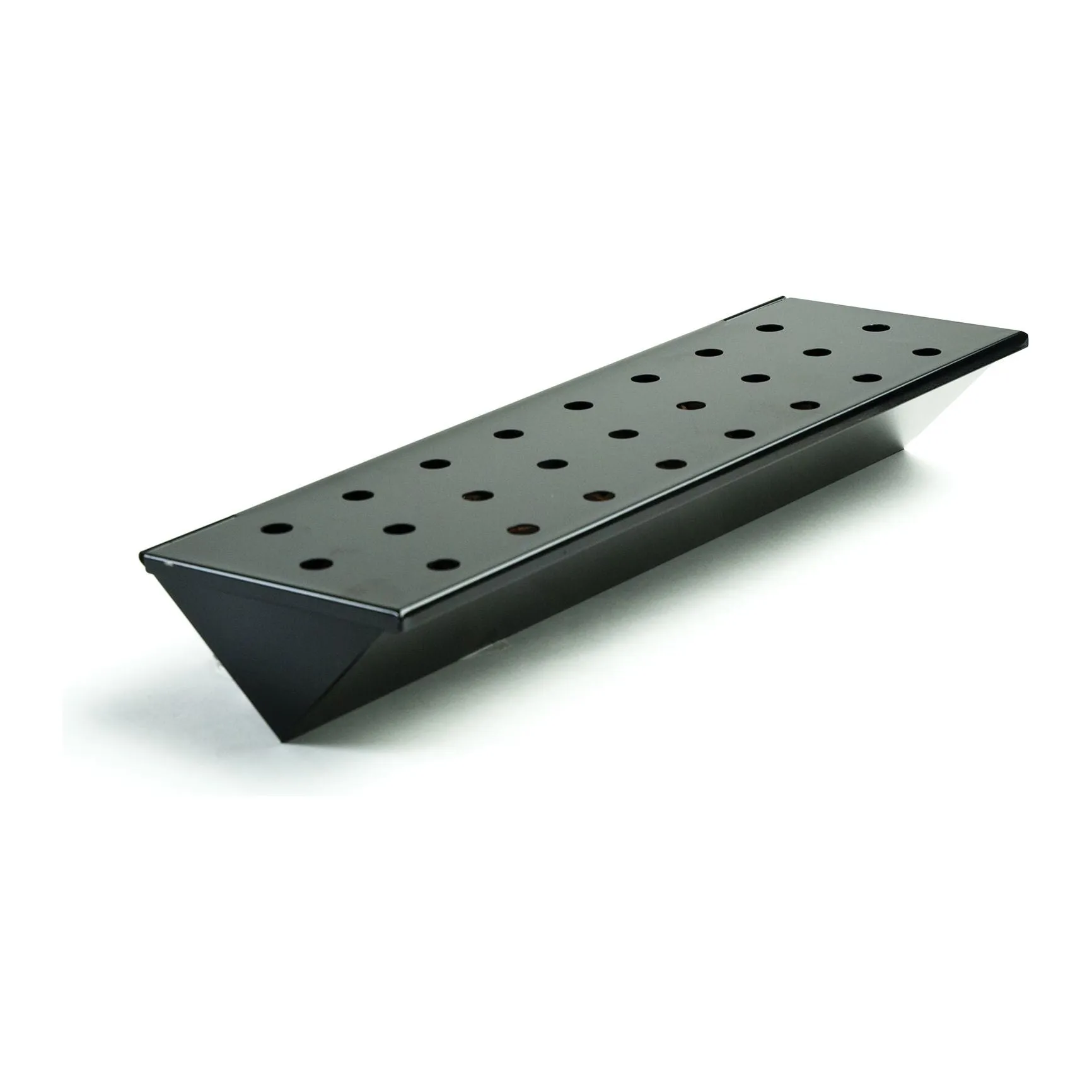 Charcoal Companion V-Shaped Non-Stick Smoker Box w/ Reservoir Insert