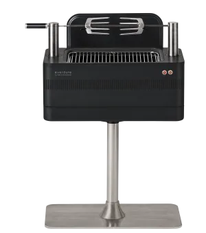 Everdure FUSION 29-Inch Charcoal Grill With Rotisserie & Electronic Ignition - HBCE1BBSUS