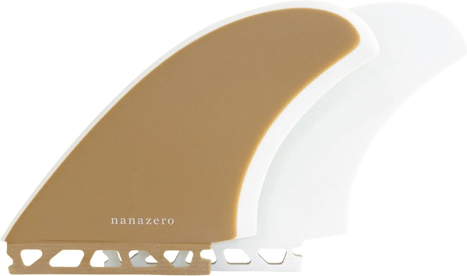 Fiberglass Mid Length Twin fin Single tab 5.3" - Surfboard fins