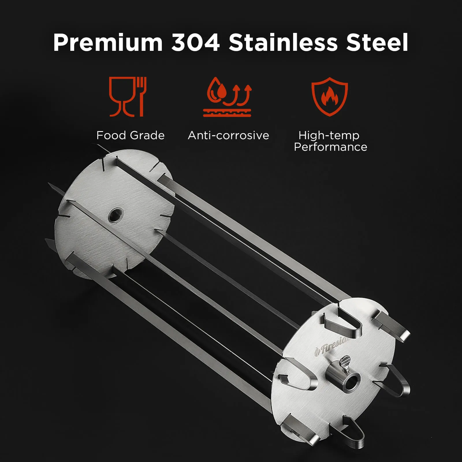 Fireside RS01 Rotisserie Skewer Set