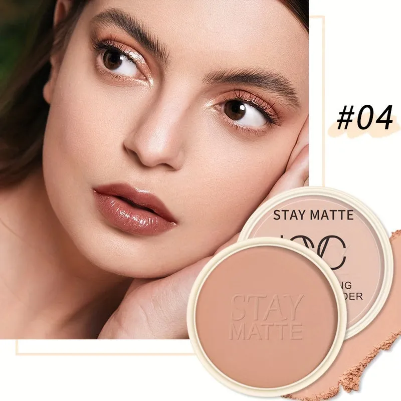 Flawless Matte Finish Setting Powder - Waterproof, Oil-Control & Pore-Blurring, Brightens All Skin Tones