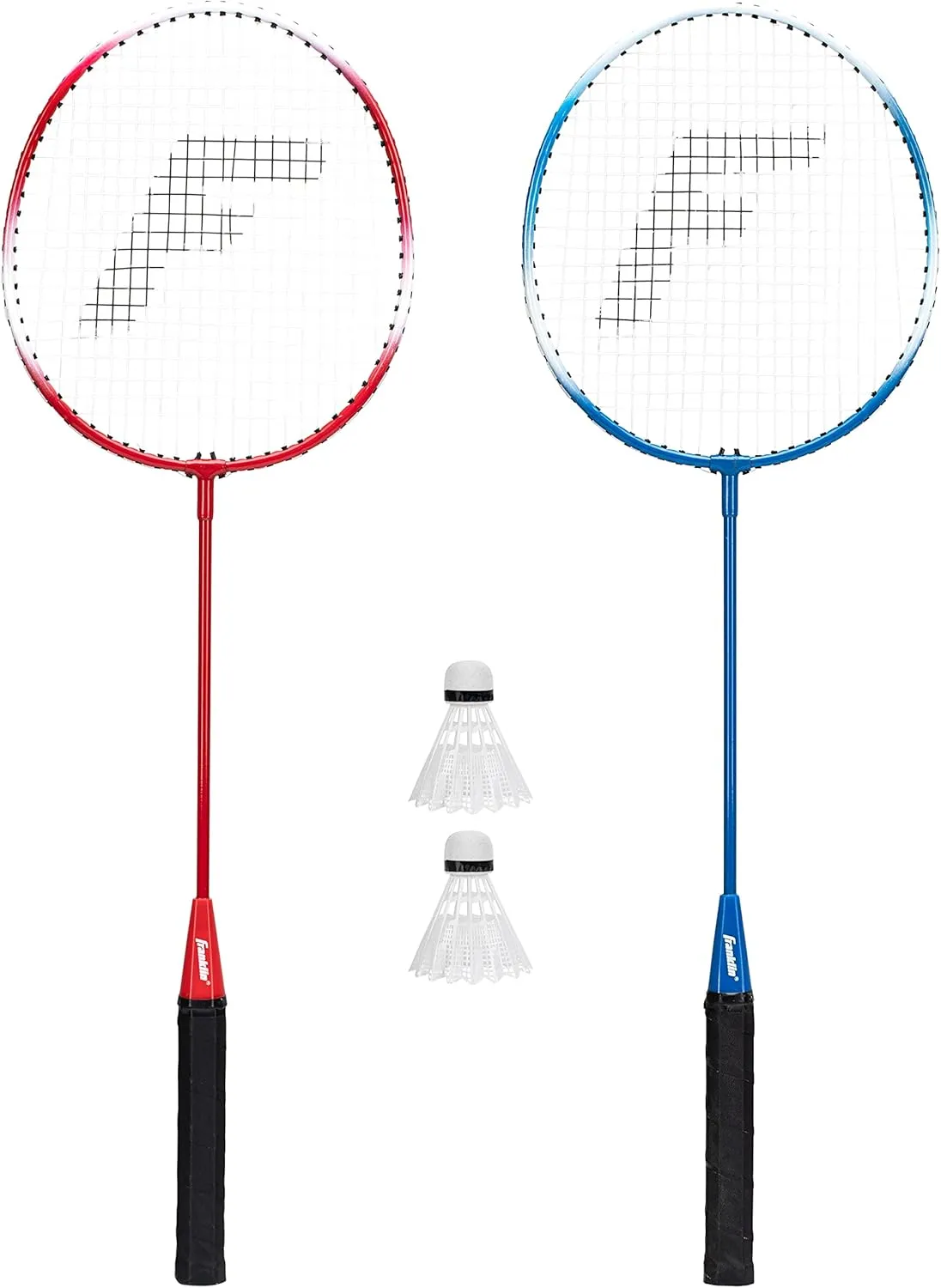 Franklin Sports Badminton Racket   Birdie Set - Replacement Badminton Equipment for Kids   Adults - 2 Player - 4 Player Badminton Racket Sets