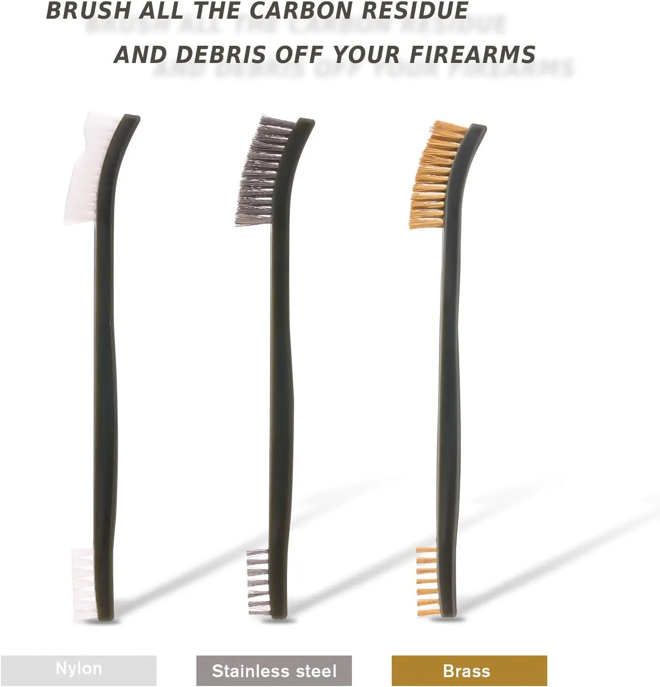 Gun Cleaning Brushes Picks Kit Set Brass Copper Steel Nylon Stainless Steel Ploymer Pick Set Bristle Brushes