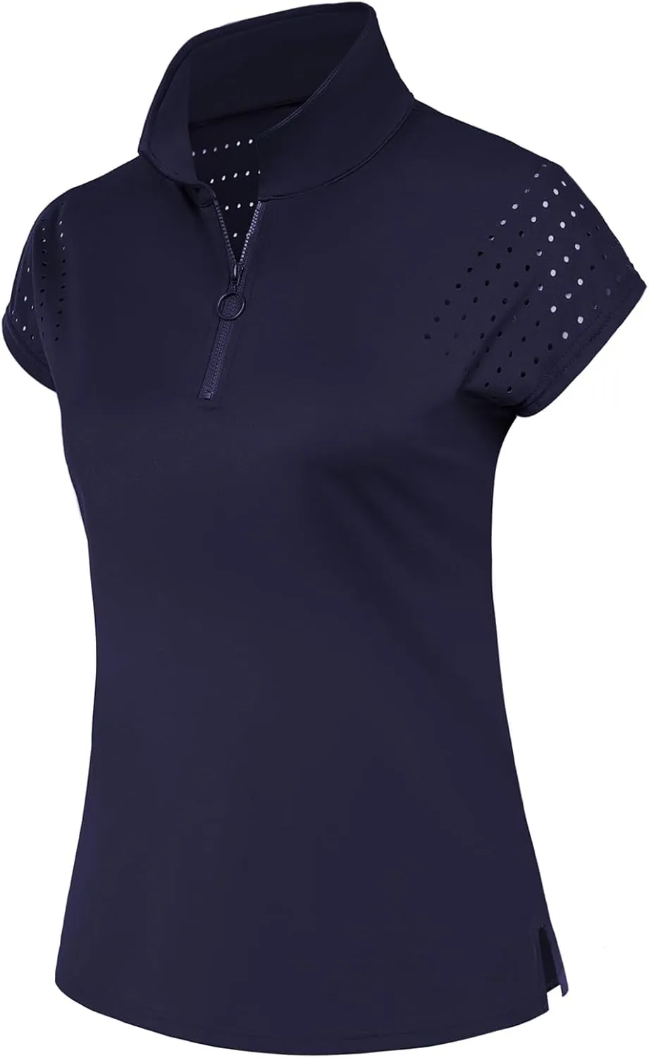 JACK SMITH Womens Golf Shirts Short Sleeve Dry Fit Tennis Polo Shirt UPF50 Lightweight Workout Tops for Women