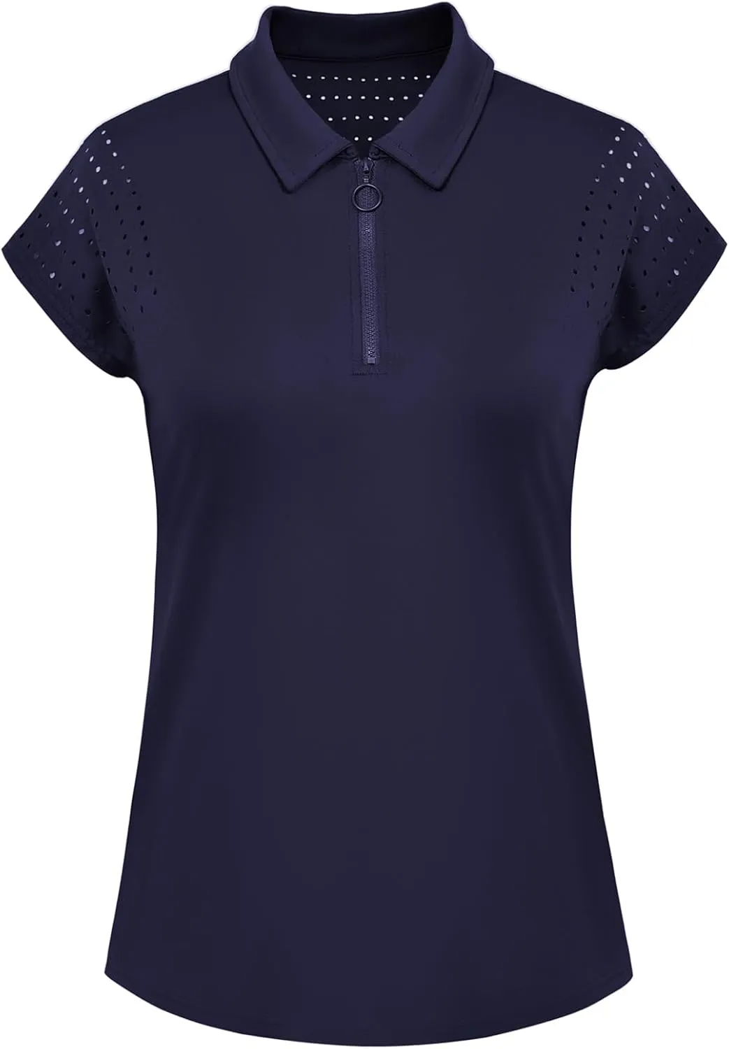 JACK SMITH Womens Golf Shirts Short Sleeve Dry Fit Tennis Polo Shirt UPF50 Lightweight Workout Tops for Women