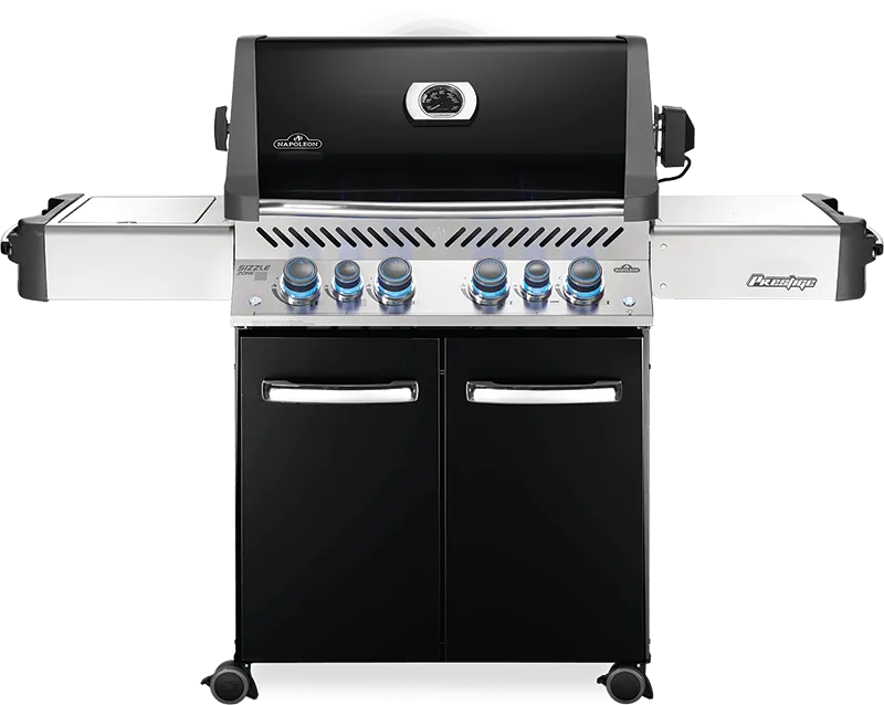 Napoleon Bbq P500RSIBPK3 Prestige 500 RSIB with Infrared Side and Rear Burners , Propane, Black