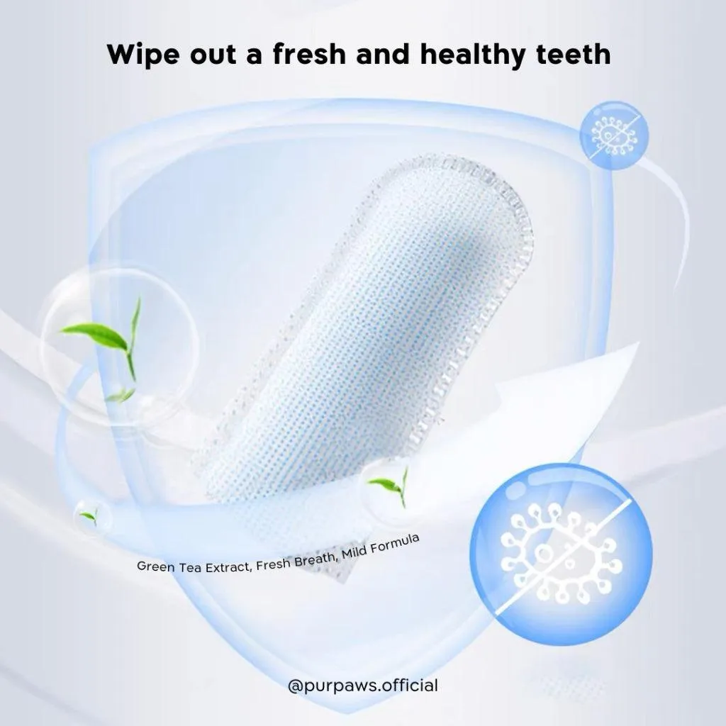 Purpaws Organic Dental Wipes