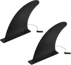 Surf Board Fin 9" Inflatable Paddleboard Replacement Fin for Paddle Board - Quick Release Slide Surfboard Fins