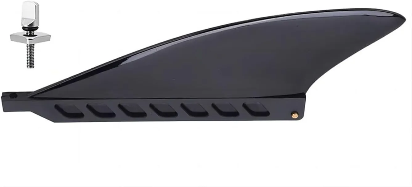 *This Well Rounded Template is Designed to Strike 3" Black Surf SUP Fin with Screws Flex Soft SUP Longboard Thruster Fin Sets (Color : Fin no Tool Screw)
