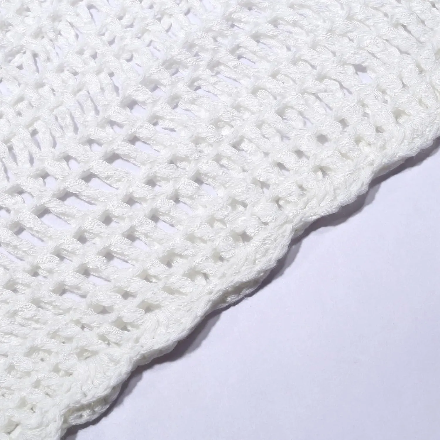 Women's Crochet Cover Up Shorts Hollow Out Knit Bathing Suit Crochet Beach Shorts Coverup Bottom